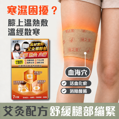 Healthall Graphene Wormwood Warm Relief Patch (7 Patches) For Dazhui Acupoint | Promotes Circulation | Aids Sleep & Detoxification