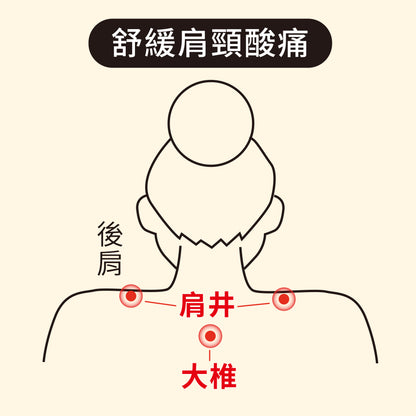 健之堂 無火艾灸穴位貼 12粒 | 精準覆蓋穴位 | 疏通經絡